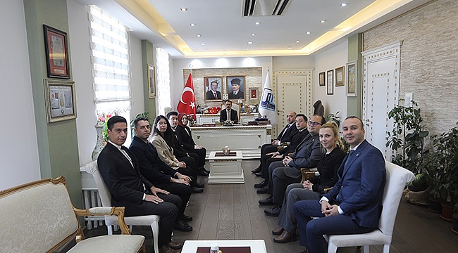TİCARET İL MÜDÜRLÜĞÜ YENİ DENETİM MEMURLARINDAN VALİ AKTAŞ'A ZİYARET