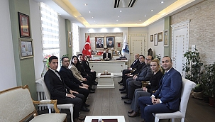 TİCARET İL MÜDÜRLÜĞÜ YENİ DENETİM MEMURLARINDAN VALİ AKTAŞ'A ZİYARET