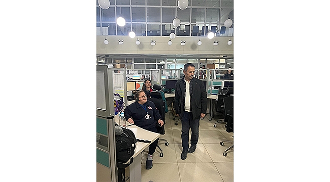 VALİ AKTAŞ DEPREM SONRASI AFAD VE 112 EKİPLERİYLE BİR ARAYA GELDİ