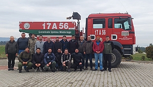 YANGIN GÖNÜLLÜLERİNE EĞİTİM VERİLDİ