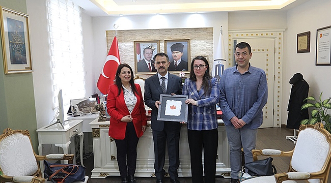 YEŞİL DÖNÜŞÜM KOORDİNATÖRLÜĞÜNDEN VALİ AKTAŞ'A ZİYARET