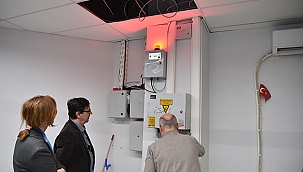 YEŞİL YEREL YÖNETİM BİNASI'NA DEPREM ALARM SİSTEMİ KURULDU