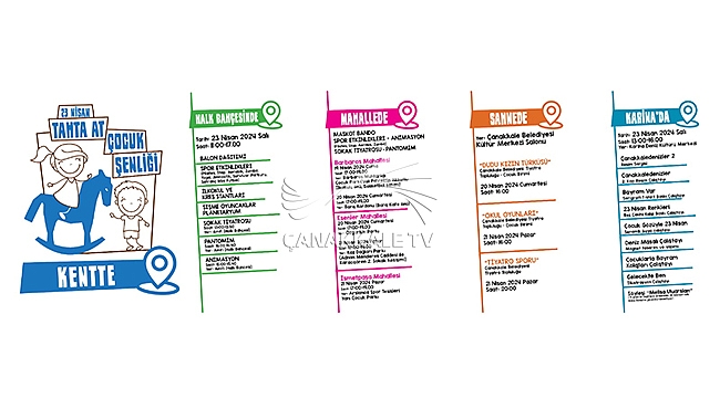 23 NİSAN TAHTA AT ÇOCUK ŞENLİĞİ ETKİNLİKLERİ BAŞLIYOR