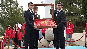 57'NCİ ALAY SANCAĞI DEVİR TESLİM TÖRENİ YAPILDI