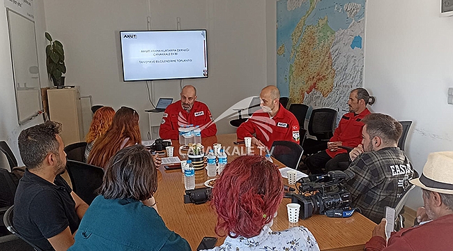 AKUT ÇANAKKALE EKİBİ 24 SAAT GÖREVE HAZIR