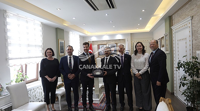 AVUSTRALYA VE YENİ ZELANDA HEYETLERİNDEN VALİ AKTAŞ'A ZİYARET