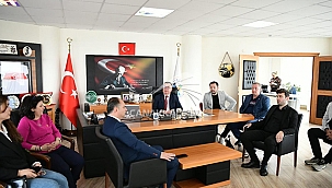 BAŞKAN ARSLAN'A TEBRİK ZİYARETİ