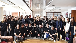 BAŞKAN ERKEK'E TEBRİK ZİYARETLERİ DEVAM EDİYOR