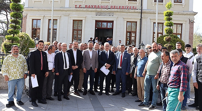 BAYRAMİÇ'TE ATILGAN, KOLTUĞU DEVRALDI 
