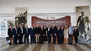 BELARUS CUMHURİYETİ ÜST DÜZEY YETKİLİLERİNDEN ÇTSO ZİYARETİ 