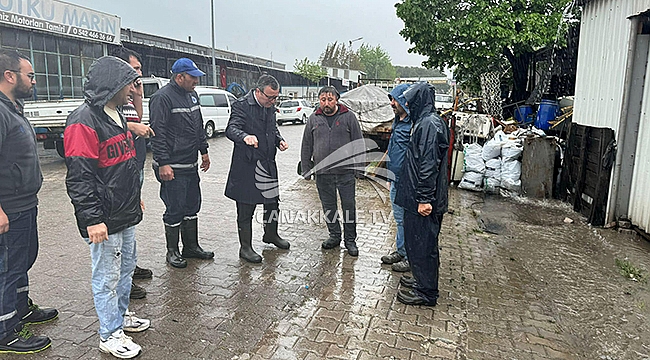 BİGA'DA SEL RİSKİ