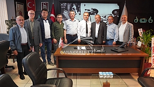 ÇAN ZİRAAT ODASI'NDAN BAŞKAN ARSLAN'A ZİYARET