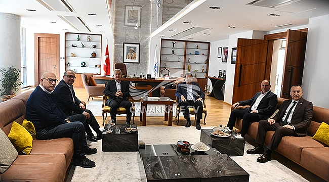 CHP HEYETİNDEN BAŞKAN ERKEK'E ZİYARET