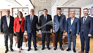 ÇTB YÖNETİM KURULUNDAN, BAŞKAN ERKEK'E HAYIRLI OLSUN ZİYARETİ