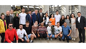 GENÇLİK VE SPOR BAKANI DR. OSMAN AŞKIN BAK'TAN ÇOMÜ'YE ZİYARET