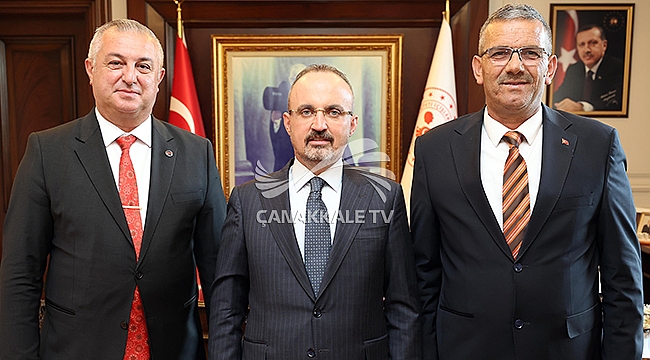 GEYİKLİ BELEDİYE BAŞKANI ORUÇOĞLU'NDAN, TURAN'A ZİYARET