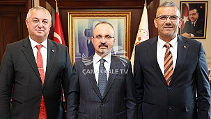 GEYİKLİ BELEDİYE BAŞKANI ORUÇOĞLU'NDAN, TURAN'A ZİYARET