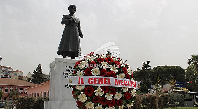 MECLİS ÖNCESİ ÇELENK SUNMA TÖRENİ