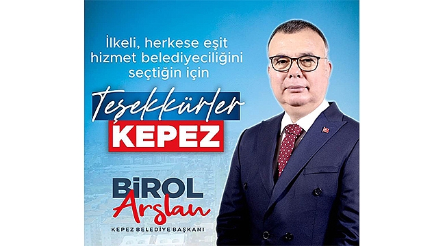 "TEŞEKKÜRLER KEPEZ"