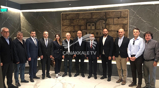 VALİ AKTAŞ, ÇATOD YÖNETİM KURULU ÜYELERİ İLE BİR ARAYA GELDİ