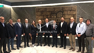 VALİ AKTAŞ, ÇATOD YÖNETİM KURULU ÜYELERİ İLE BİR ARAYA GELDİ