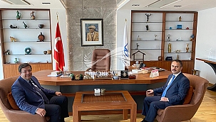 VALİ AKTAŞ' TAN BAŞKAN ERKEK'E HAYIRLI OLSUN ZİYARETİ