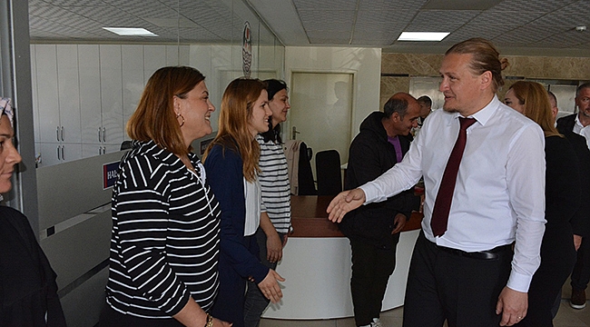 YENİ BAŞKAN PERSONEL İLE TANIŞTI