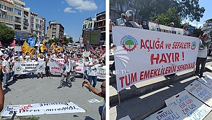 "AÇLIĞA VE SEFALETE HAYIR!"