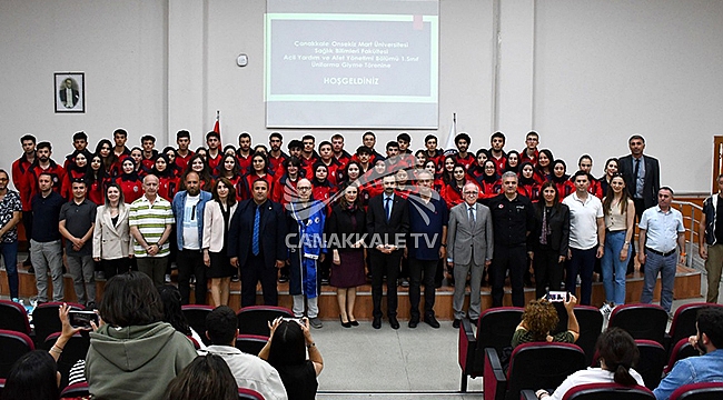 AYAY BÖLÜMÜNDE GELENEKSEL ÜNİFORMA GİYME TÖRENİ GERÇEKLEŞTİRİLDİ