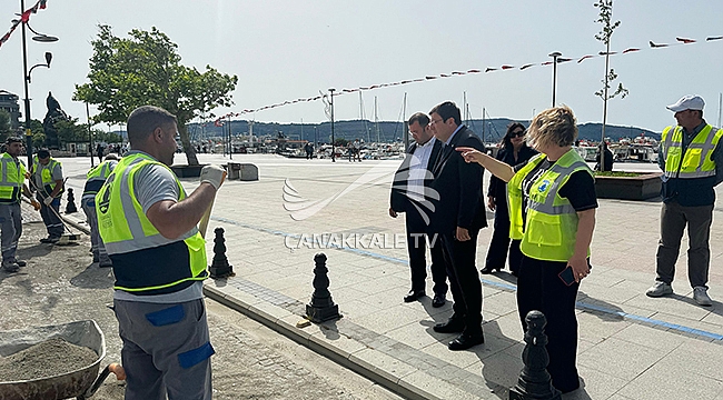 BAŞKAN ERKEK, ÇALIŞMALARI YERİNDE İNCELEDİ