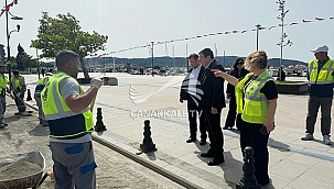 BAŞKAN ERKEK, ÇALIŞMALARI YERİNDE İNCELEDİ