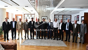 BAŞKAN ERKEK İLÇE VE BELDE BELEDİYE BAŞKANLARINI AĞIRLADI