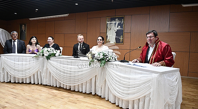 BAŞKAN ERKEK İLK NİKAHINI KIYDI