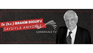 BAŞKAN ERKEK'İN DR. (H.C) İBRAHİM BODUR'U ANMA MESAJI