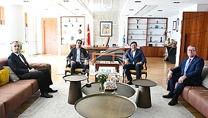 BAŞKAN ERKEK KONUKLARINI AĞIRLADI