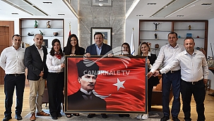 BAŞKAN ERKEK KONUKLARINI AĞIRLADI