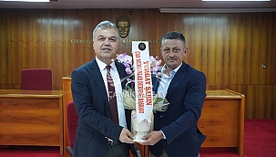 ÇAN MUHTARLAR DERNEĞİ'NDEN BAŞKAN ARSLAN'A ZİYARET