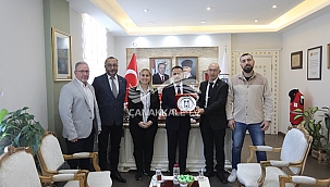 ÇANAKKALE 1915 BEŞİKTAŞLILAR DERNEĞİNDEN VALİ AKTAŞ'A ZİYARET