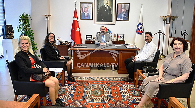 ÇANAKKALE BELEDİYESİ GELİRLER MÜDÜRLÜĞÜNDEN ÇTSO ZİYARETİ