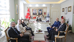 ÇANAKKALE DİŞ HEKİMLERİ ODASI YENİ YÖNETİMİNDEN VALİ AKTAŞ'A ZİYARET