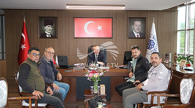 ÇANAKKALE MEDYA GRUBU'NDAN BİGA BELEDİYE BAŞKAN'I ALPER ŞEN'E ZİYARET 