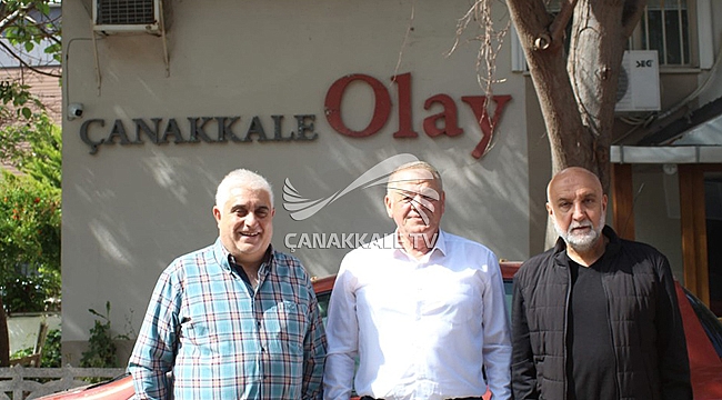 ÇANAKKALESPOR KULÜBÜ OLAY GAZETESİNİ ZİYARET ETTİ
