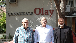 ÇANAKKALESPOR KULÜBÜ OLAY GAZETESİNİ ZİYARET ETTİ