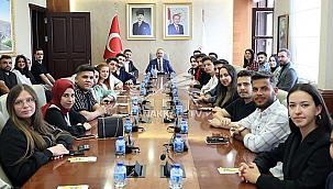 ÇOMÜ ÖĞRENCİLERİ TURAN'I ZİYARET ETTİ 