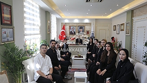 ÇOMÜ PR KULÜBÜNDEN VALİ AKTAŞ'A ZİYARET