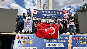 ÇOMÜ TAKIMI ARAMA KURTARMA YARIŞMASI'NDA BİRİNCİ OLDU!