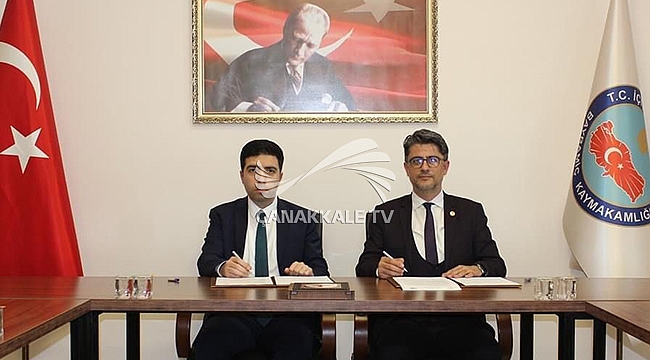 ÇOMÜ VE BAYRAMİÇ KAYMAKAMLIĞI ARASINDA İŞ BİRLİĞİ PROTOKOLÜ İMZALANDI