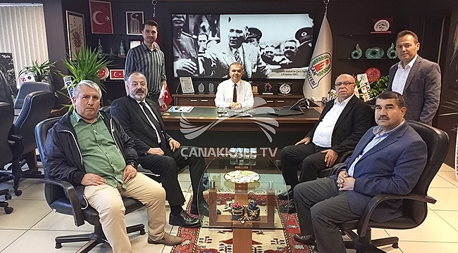 ÇTSO YÖNETİM KURULU BAŞKANI SEMİZOĞLU'NDAN BAŞKAN ARSLAN'A ZİYARET