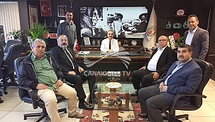 ÇTSO YÖNETİM KURULU BAŞKANI SEMİZOĞLU'NDAN BAŞKAN ARSLAN'A ZİYARET