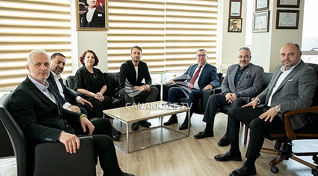 ÇTSO YÖNETİM KURULUNDAN BAŞKAN ARSLAN'A ZİYARET